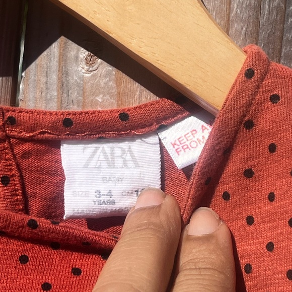 Zara Kids Polkadots Ruffle Dress - Picture 5 of 6